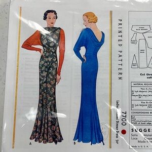 RARE Vintage 1934 Dress Pattern